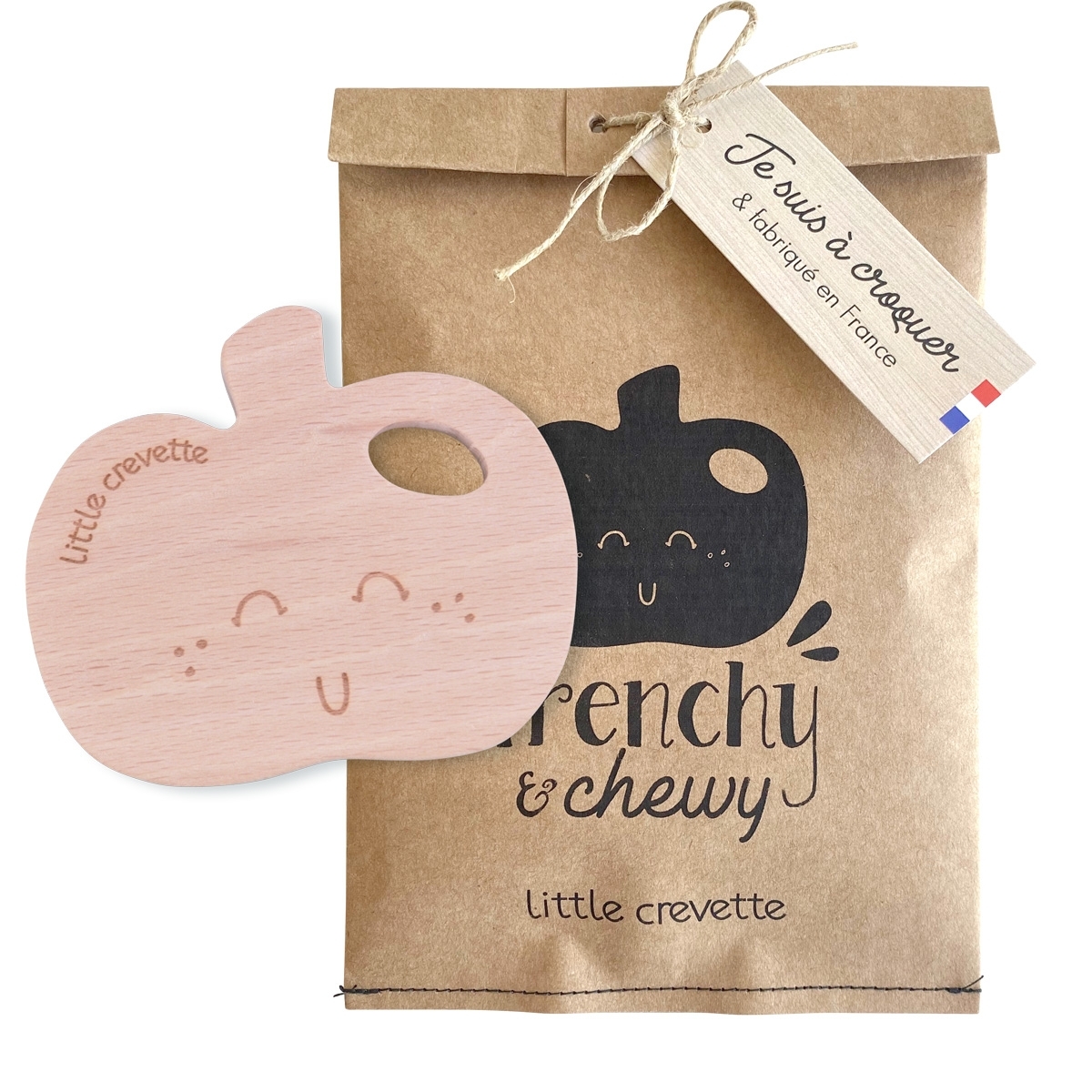Little Crevette - Anneau de dentition Pomme d'Amour