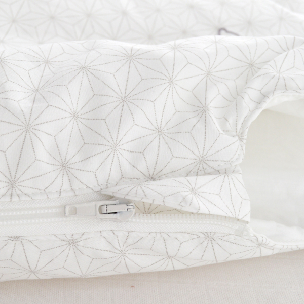 Gigoteuse mixte fille garçon tog 2,5 écrue motif lapin en coton bio oekotex