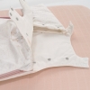 gigoteuse hiver fille rose pâle motif arc-en-ciel licorne manches amovibles tog 2,5 en coton bio oekoetex