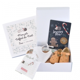 Coffret complet Noël magique - caramel - pointure 16/17