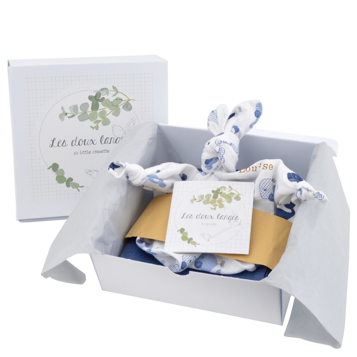 Coffret personnalisé Doux Langes Baleine