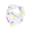 Bavoir bandana bebe motif citron en coton bio et oekotex