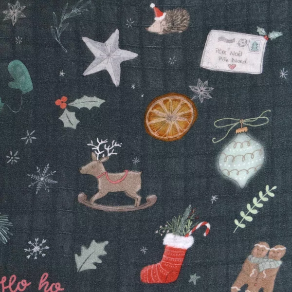 motif lange noel