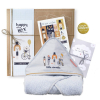 box cadeau bebe cape de bain animaux Lucien