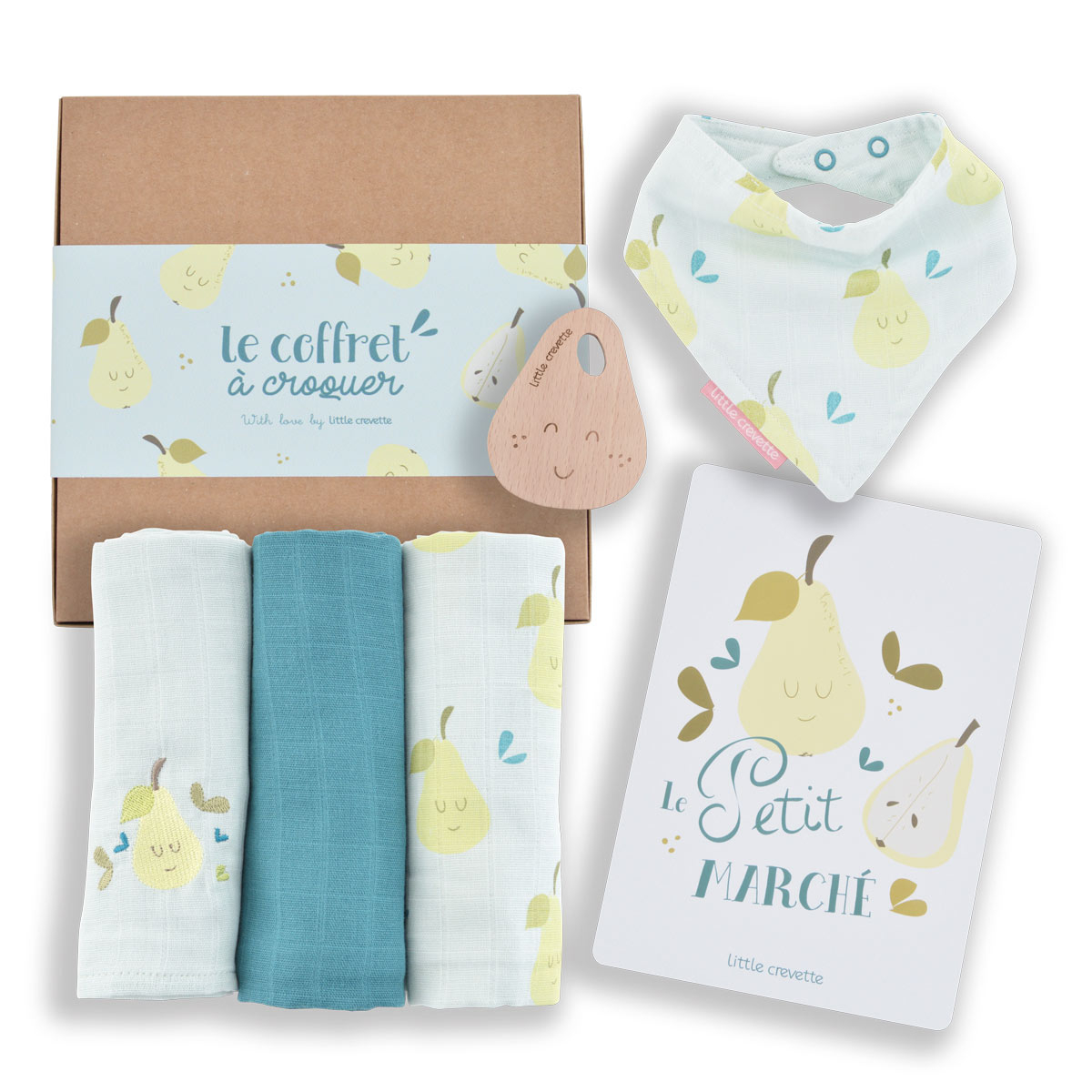 Coffret cadeau bébé à croquer Poire 4