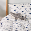 Parure de lit gaze de coton Baleine 100x140 cm