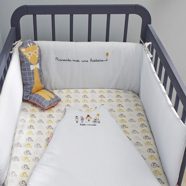 Tour De Lit Bleu Lucien Little Crevette