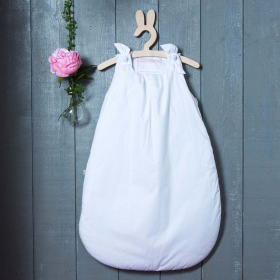 gigoteuse blanche tog 2,5 mixte fille garçon en coton bio oekotex