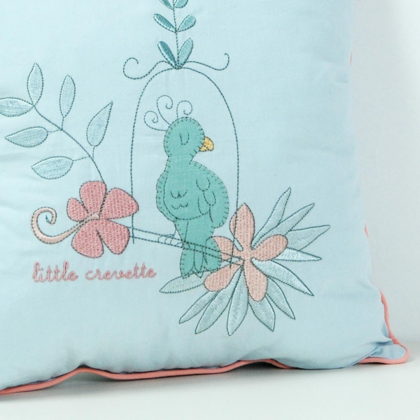 Coussin Oiseau de Paradis