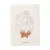 grande carte postale décorative chambre d'enfant format A5 motif renard et foret