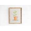 grande carte postale décorative chambre d'enfant format A5 motif cactus et animaux