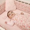 Gigoteuse fille rose tog 2,5 motif fleur en coton bio oekotex