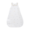 Gigoteuse été légère en lange blanche fille col claudine tog 0,5 motif pois en coton bio oekotex