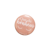 badge rose que du bonheur