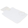 tapis à langer de voyage imperméable fille rose et doré thème princesse oekotex et coton bio