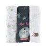 langes bebe de noel en coton bio