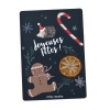 grande carte de vœux joyeuses fetes