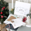 coffret cadeau bebe langes personnalisé au prénom et carte