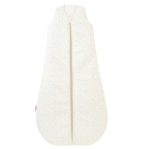 gigoteuse enfant mixte 130 cm en coton bio imprimé feuilles ouverture devant