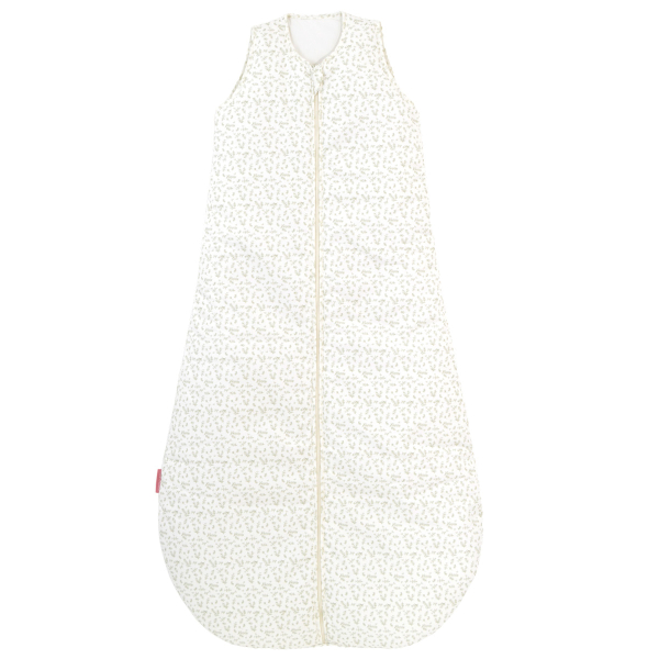 gigoteuse enfant mixte 130 cm en coton bio imprimé feuilles ouverture devant