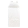 sac de couchage enfant maternelle coton bio avec oreiller intégré et sac de transport motif feuilles