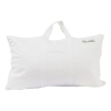 sac de couchage enfant maternelle coton bio avec oreiller intégré et sac de transport motif feuilles brodé au prénom