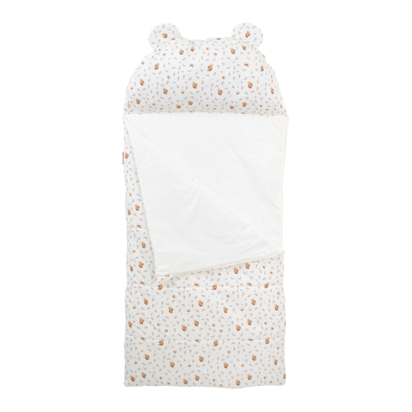 sac de couchage enfant maternelle mixte personnalisable au prénom motif écureuils