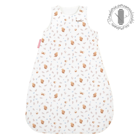 gigoteuse bébé personnalisée au prénom motif écureuil