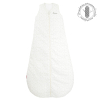 Gigoteuse pour enfant de 6 à 10 ans longueur 150 cm imprimé motif buis écru et vert en coton bio personnalisée prénom