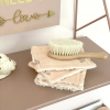 lingettes bébé en tissu lavables et réutilisables gaze de coton et éponge corail motif arc-en-ciel coton bio et oekotex