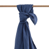 maxi-lange bébé uni bleu marine en coton bio oekotex 100x100 cm