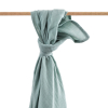 maxi-lange bébé uni vert sauge en coton bio oekotex 100x100 cm