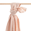 maxi-lange bébé uni rose corail en coton bio oekotex 100x100 cm