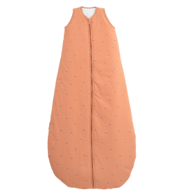 gigoteuse enfant mixte 6-10 ans 150 cm imprimé cerises bleues sur fond terracotta