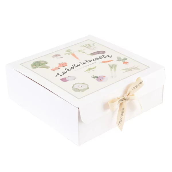 box cadeau bébé sur mesure 3 bavoirs au choix fille ou garçon