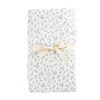 maxi lange 120x120 cm imprimé feuilles vertes en gaze de coton bio