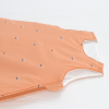 gigoteuse bébé chaude coton bio terracotta motif cerises tog 2.5