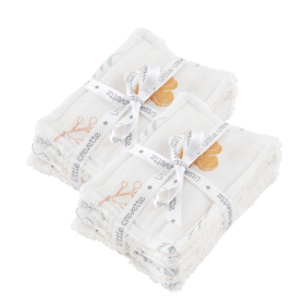 Lingettes lavables et réutilisables bébé coton bio x5 achat vente