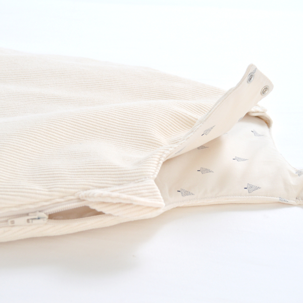 gigoteuse bébé très chaude velours blanc cassé tog 3.5