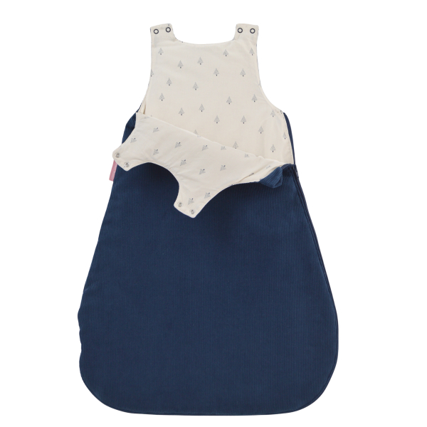 gigoteuse bébé très chaude velours bleu marine tog 3.2