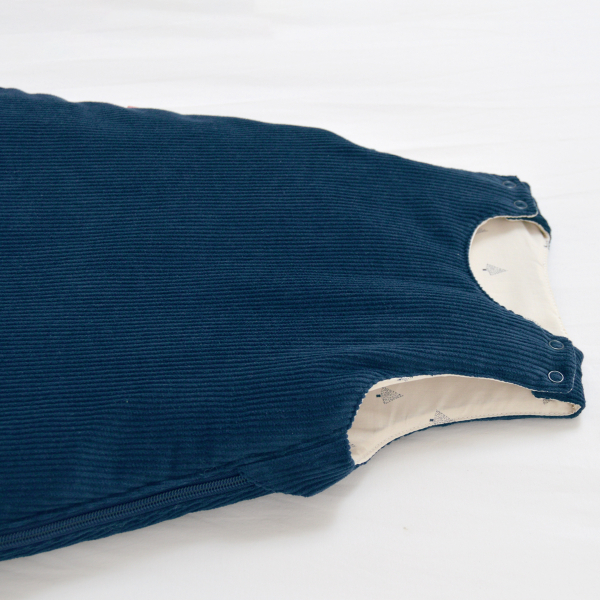 gigoteuse bébé très chaude velours bleu marine tog 3.2