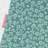 gigoteuse bébé chaude coton bio vert foncé motif fleurs et lapins tog 2.5