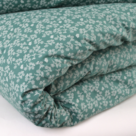Parure De Lit 3 Pièces Cambrass Pour Berceau - 100% Coton, Vert Magique