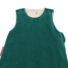 gigoteuse bébé très chaude velours vert sapin tog 3.2