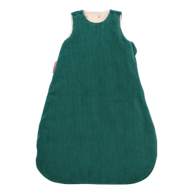 gigoteuse bébé très chaude velours vert sapin tog 3.2