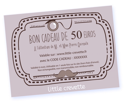carte cadeau bébé