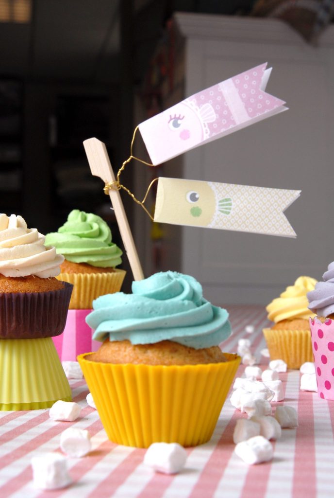 étiquette pour cupcake