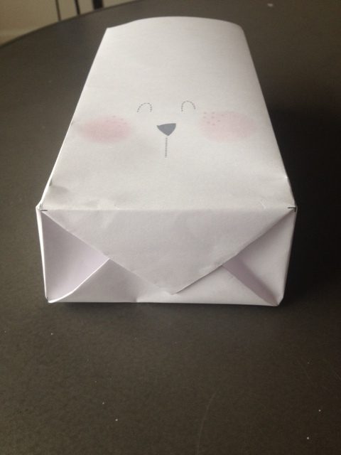 étape 8 tuto sachet lapin