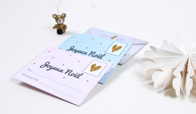 printable étiquette enveloppe noël