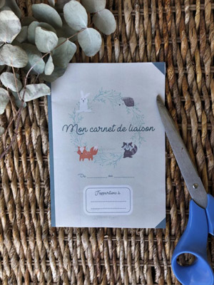 diy cahier de liaison nounou